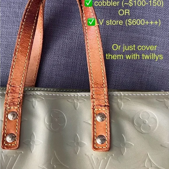 RESERVED LOUIS VUITTON Vernis Reade PM Perle
Monogram Patent Leather Tote - Picture 7 of 9